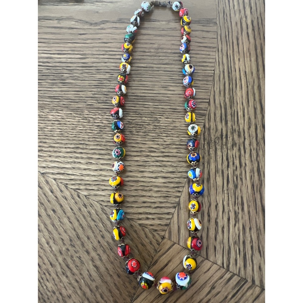 Millefiori Colorful Beaded Necklace